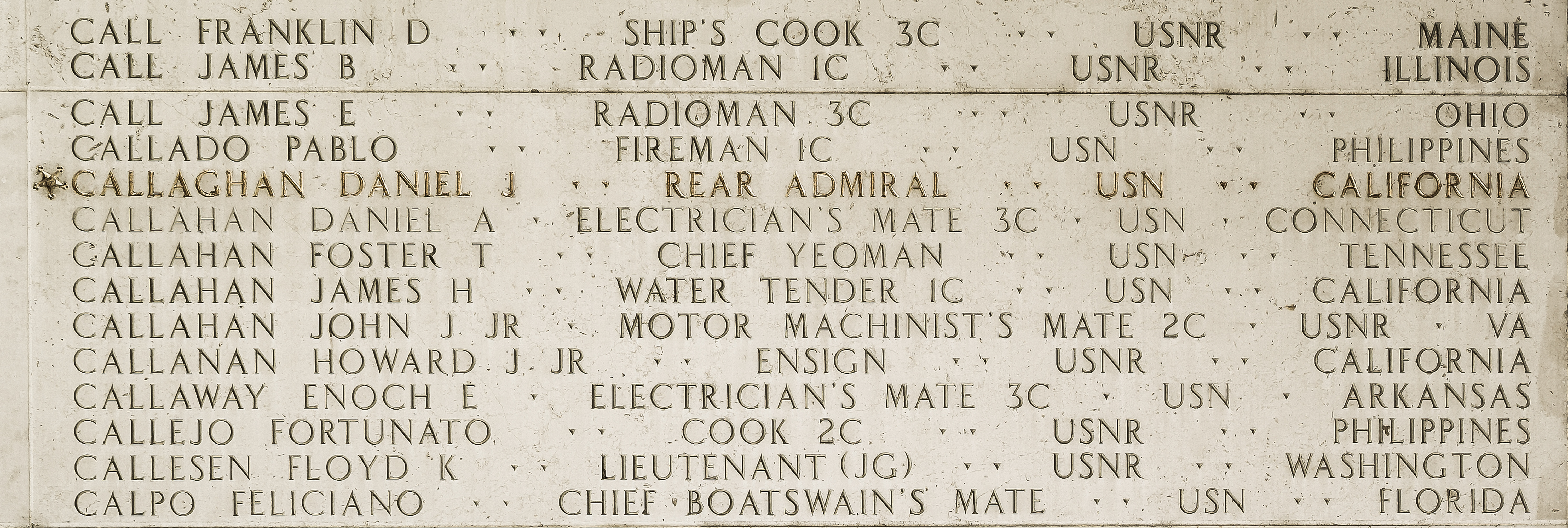 James E. Call, Radioman Third Class